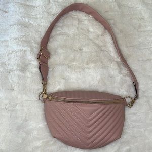 Steve Madden Blush Pink Belt Bag